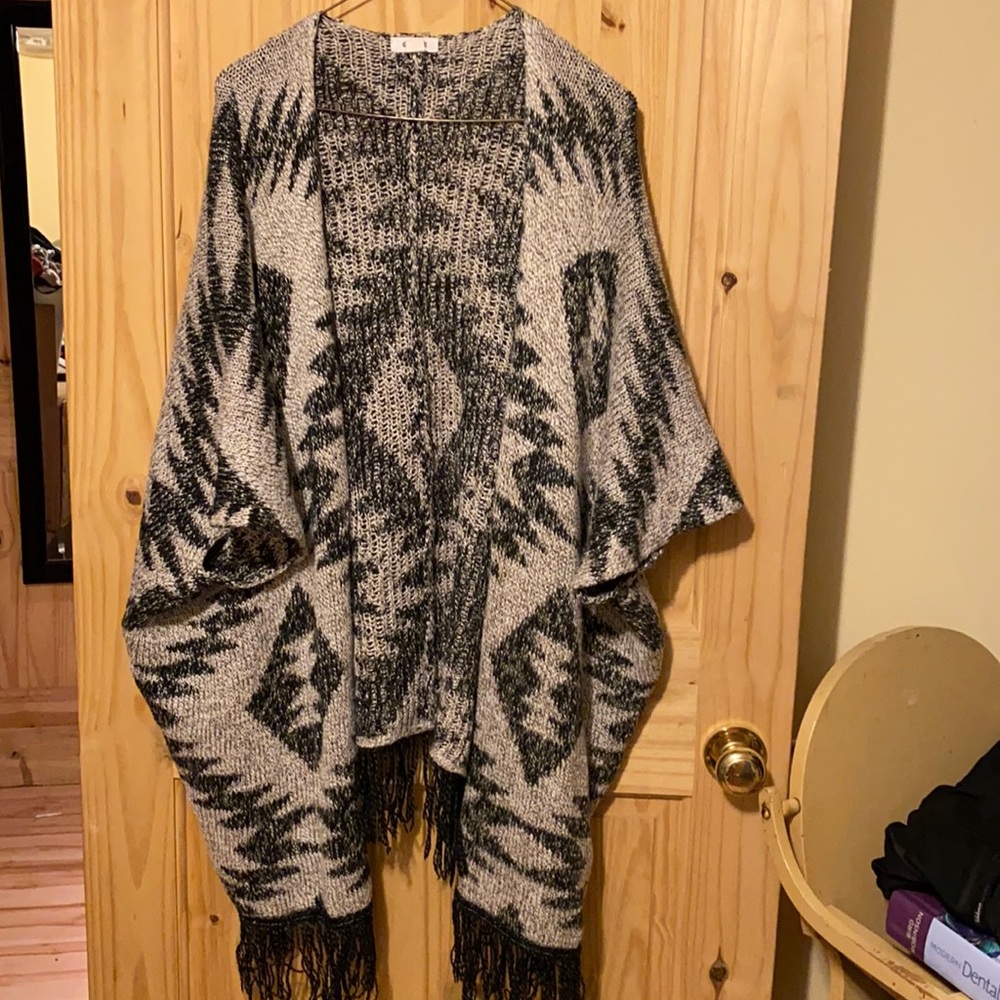 Knitted Poncho